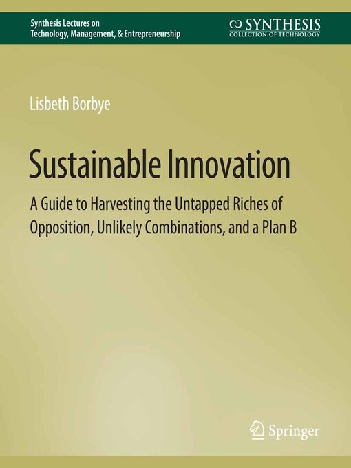Title details for Sustainable Innovation by Lisbeth Borbye - Available